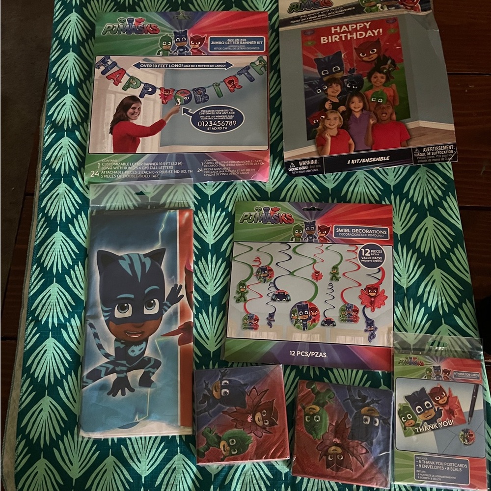PJ Mask party decoration